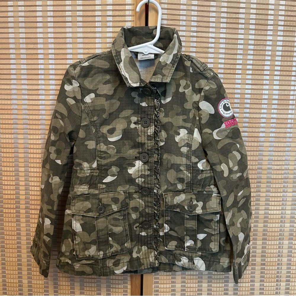 Carhartt Camo Girls Jacket Size 6